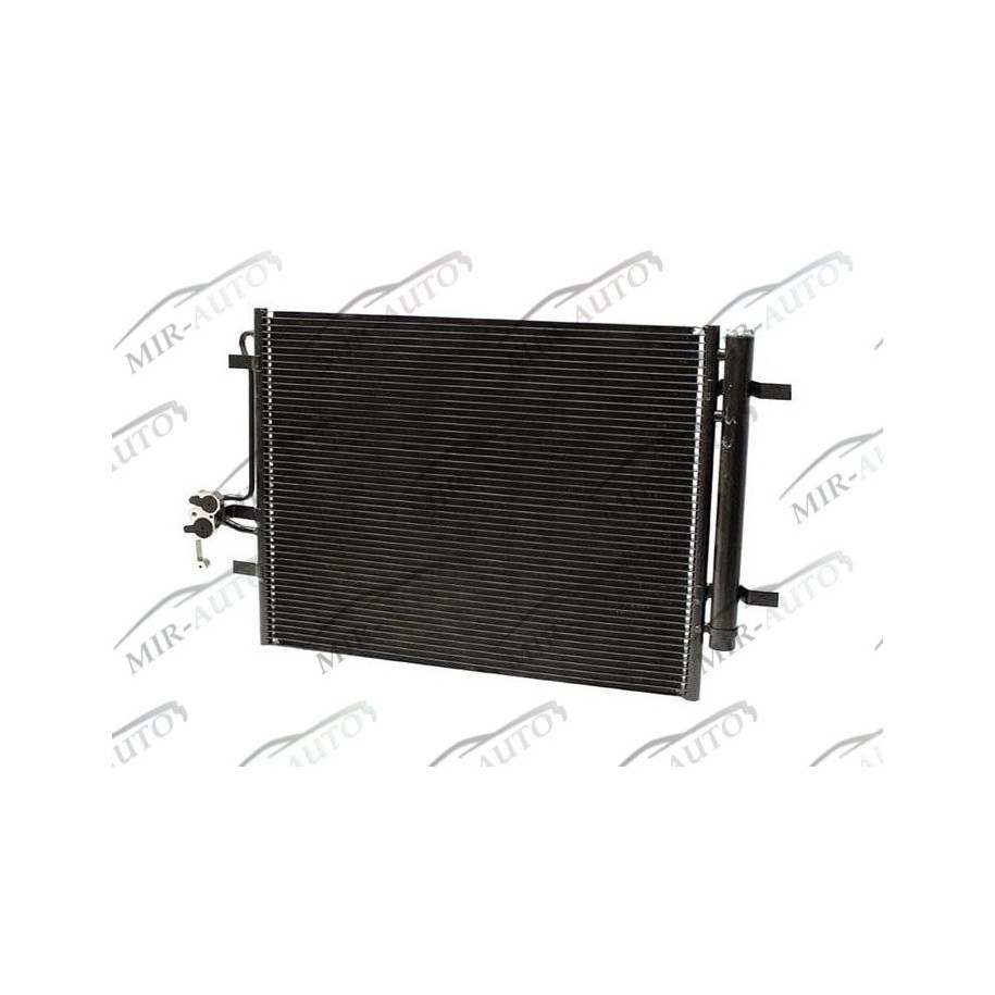 AC condenser with integrated receiver drier