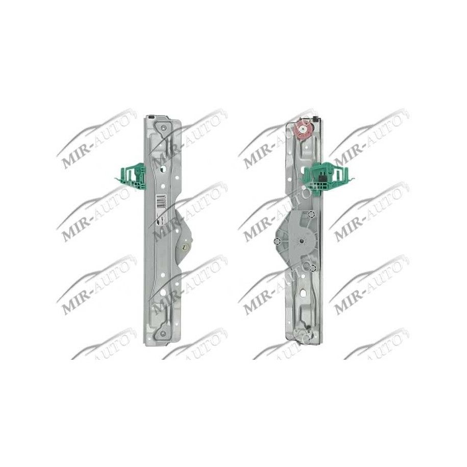 Power window regulator w/o motor