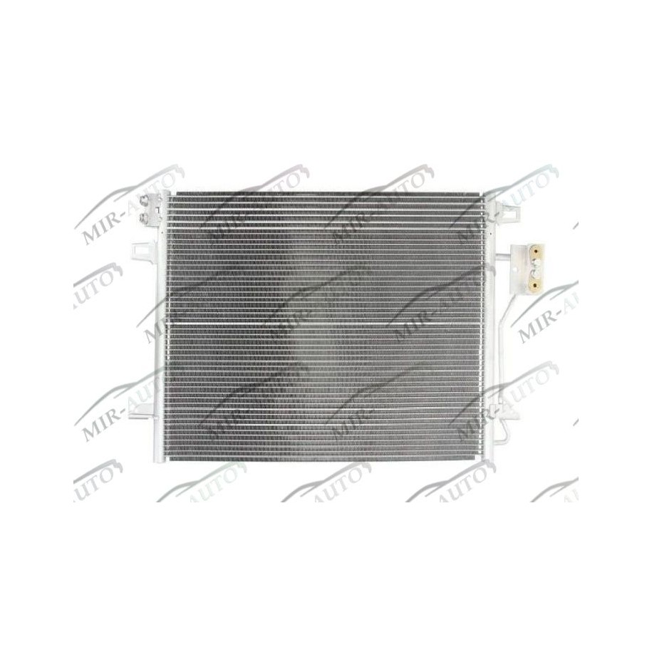 AC condenser with integraded gearbox oil cooler