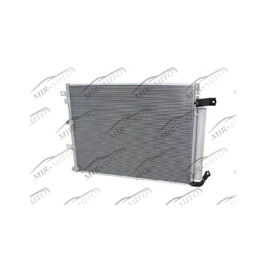 AC condenser with integrated receiver drier