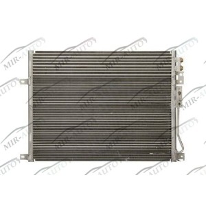 AC condenser with integral oil cooler