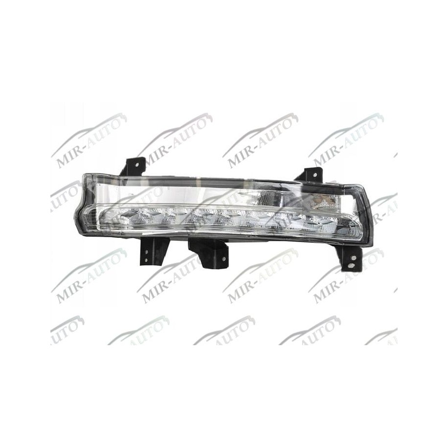 priekinis posūkis su dienos šviesų žibintu