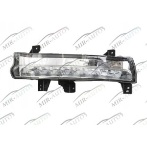 Front indicator with daytime running light