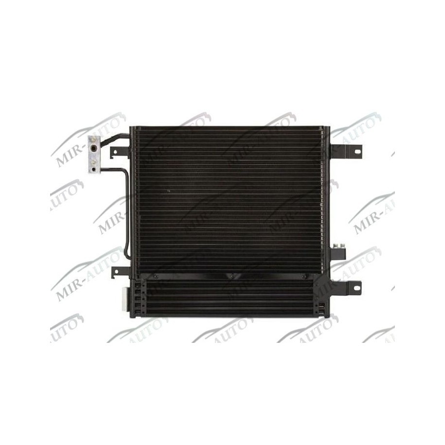 AC condenser with integraded gearbox oil cooler