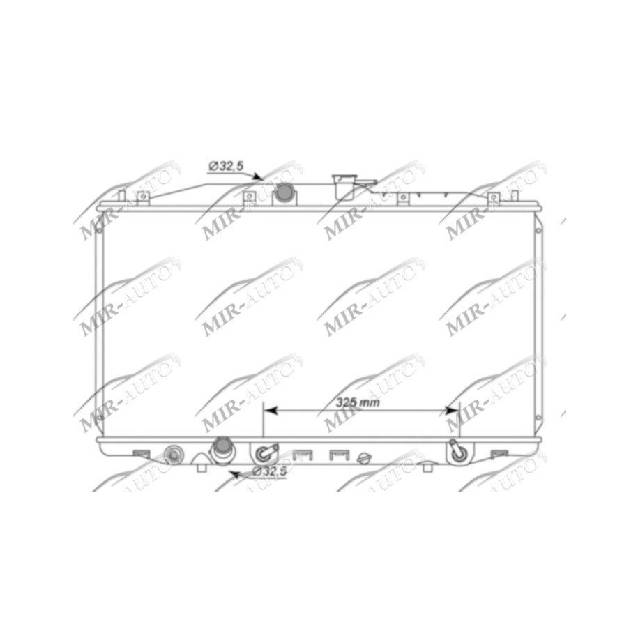 Variklio aušinimo radiatorius