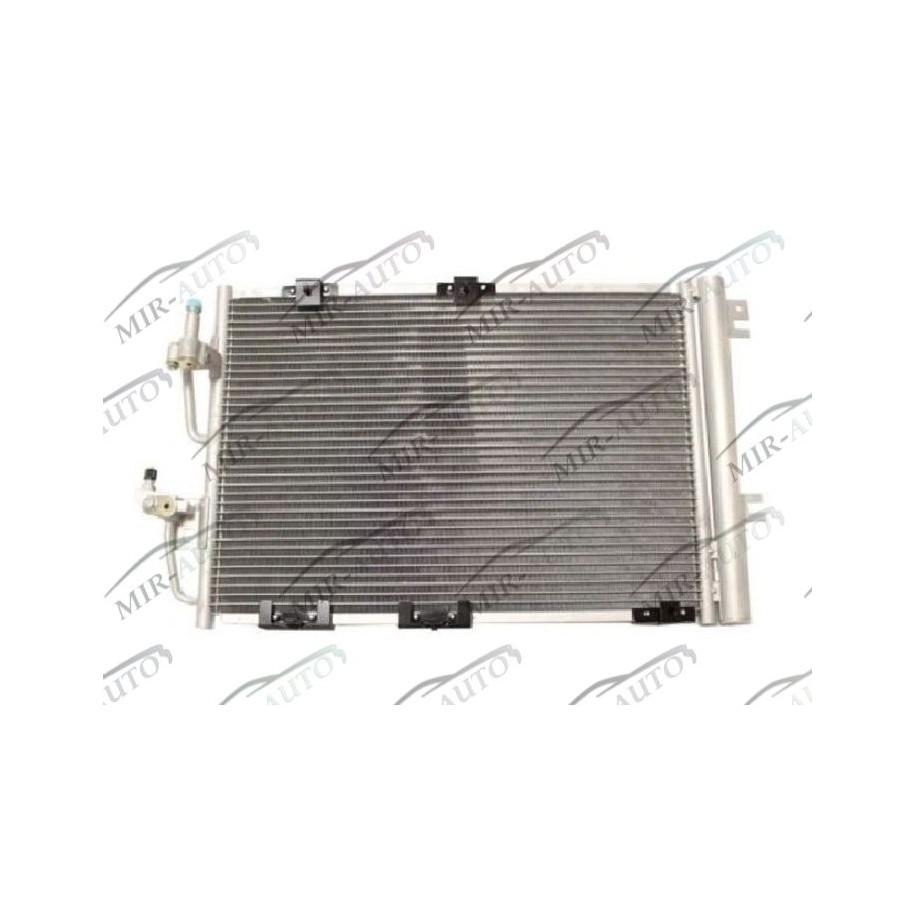 AC condenser with integrated receiver drier