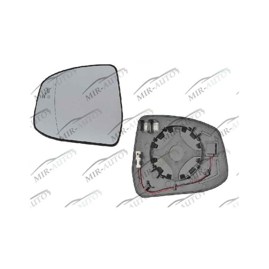 Door mirror glass base