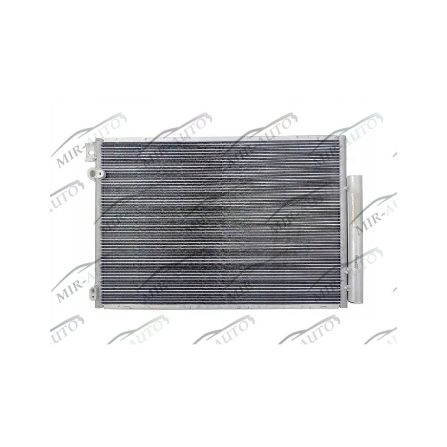 AC condenser with integrated receiver drier