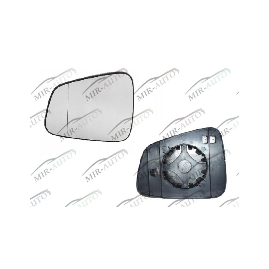 Door mirror glass base