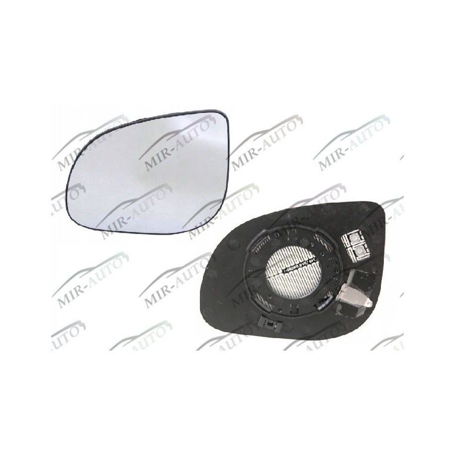 Door mirror glass base