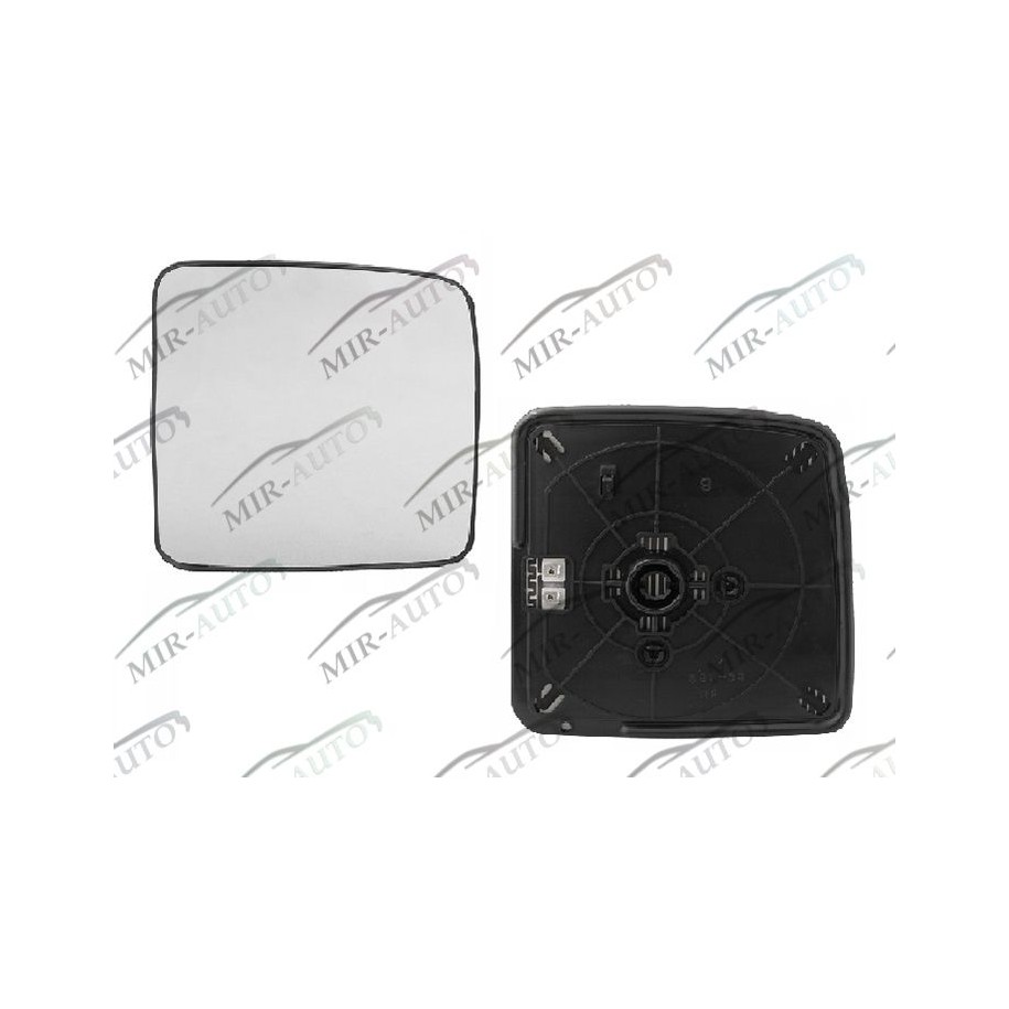 Door mirror glass base