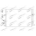 AC condenser with integrated receiver drier