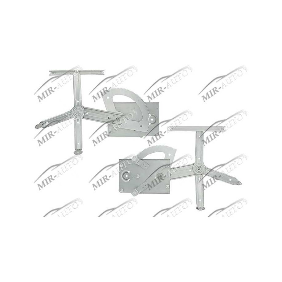 Power window regulator w/o motor