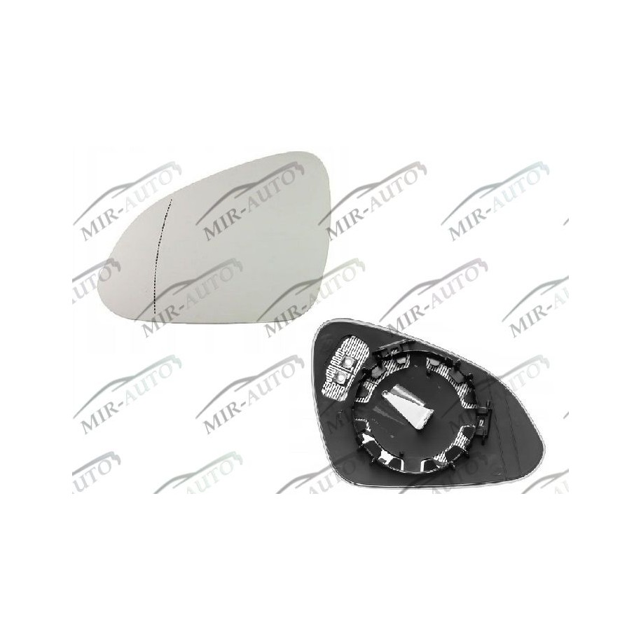 Door mirror glass base