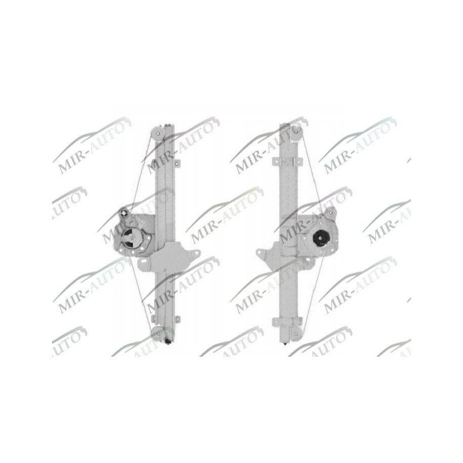 Power window regulator w/o motor