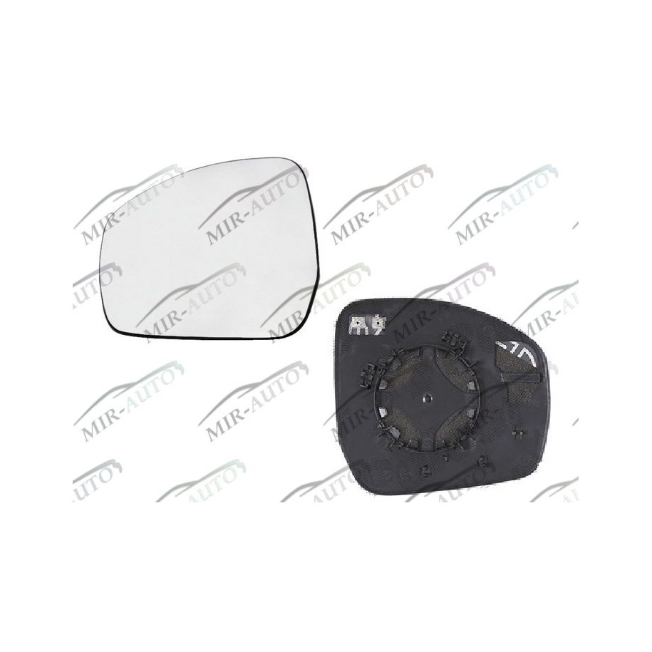 Door mirror glass base