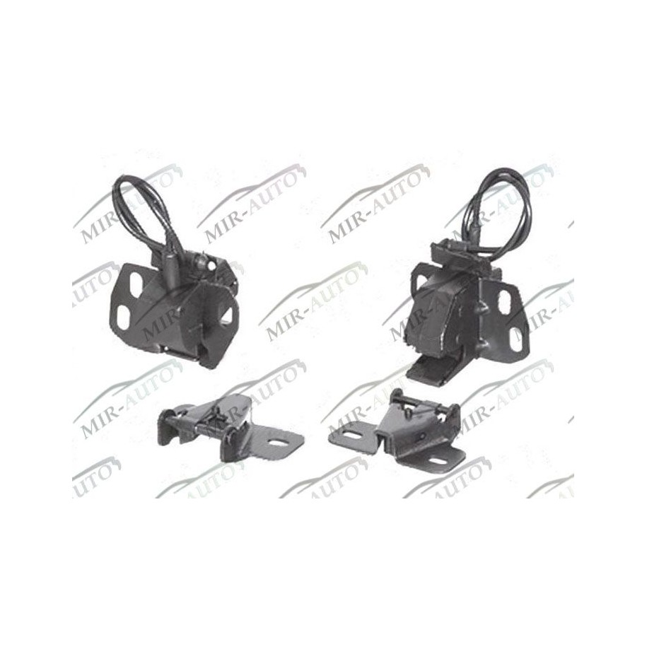 Durelių spynos mechanizmas