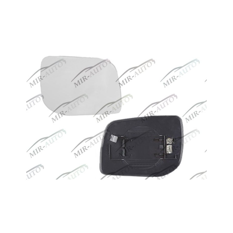 Door mirror glass base