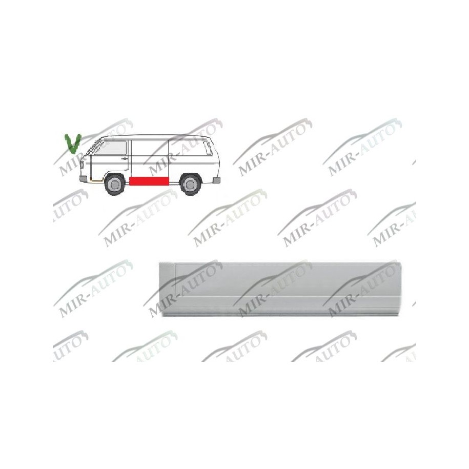 Repair piece of side panel