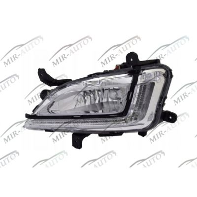 Front fog lamp with daytime running light