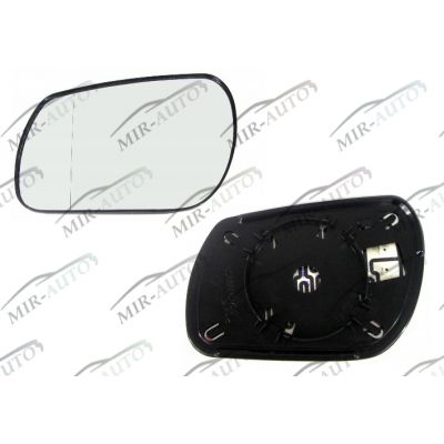 Door mirror glass base