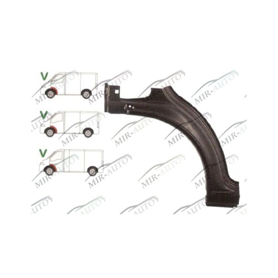 Front inner wheel arch