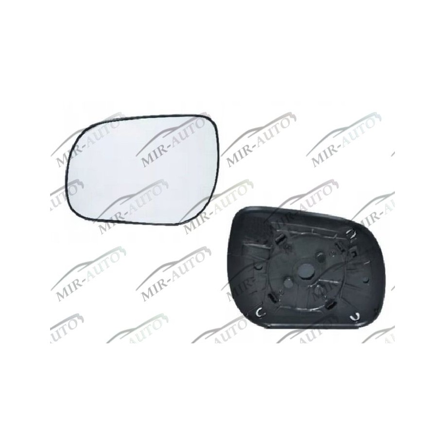 Door mirror glass base