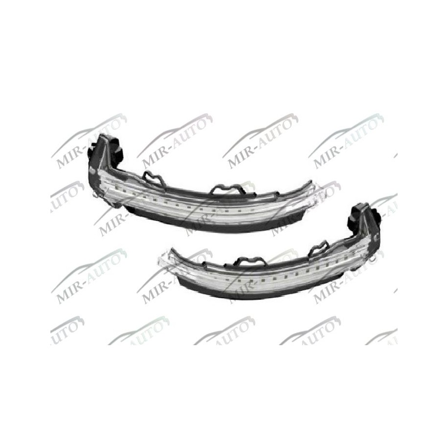 Posūkio žibintas veidrodyje