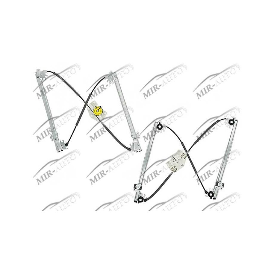 Power window regulator w/o motor