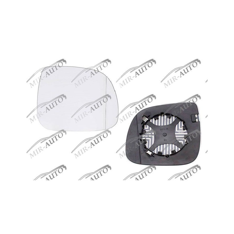 Door mirror glass base