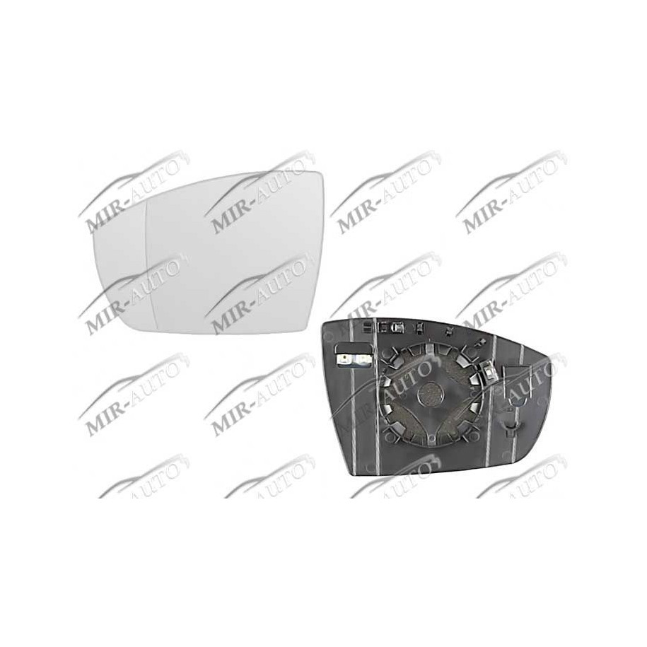 Door mirror glass base