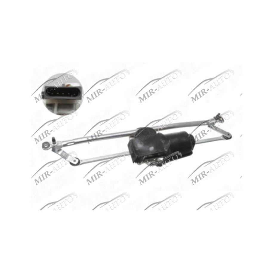 Wiper mechanism with motor