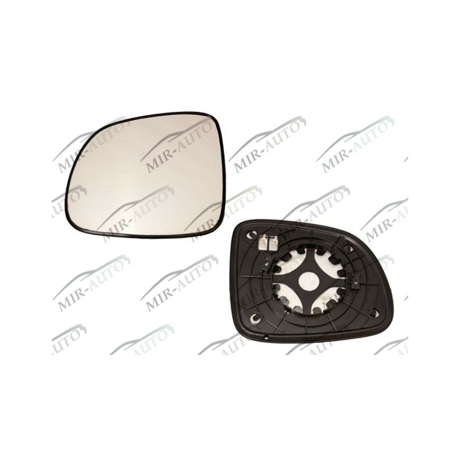 Door mirror glass base