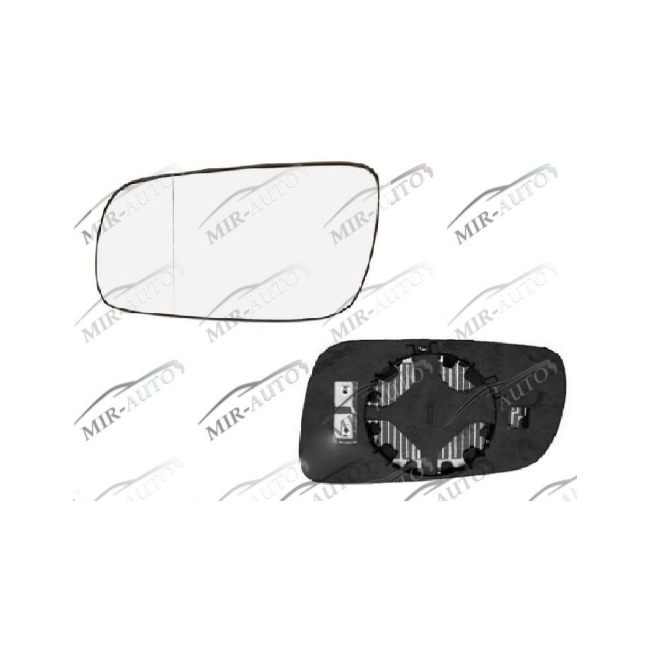 Door mirror glass base