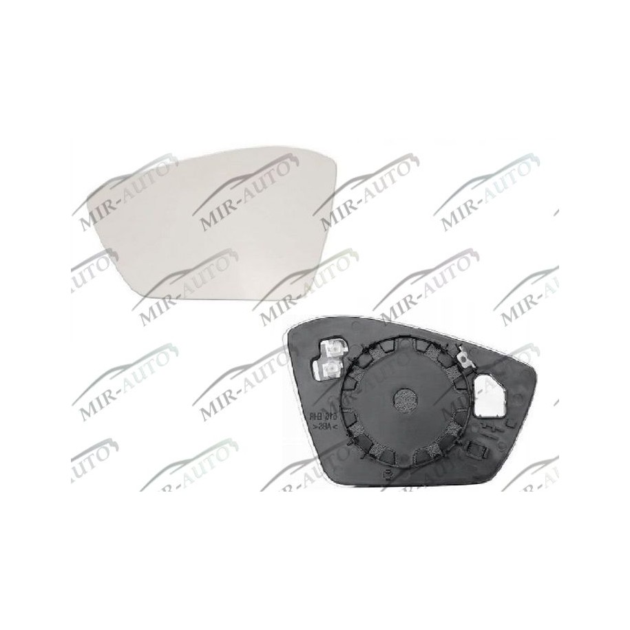 Door mirror glass base