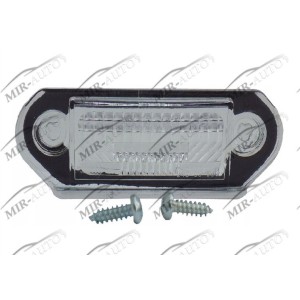 Licence plate light lens