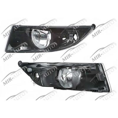 Front fog lamp with daytime running light