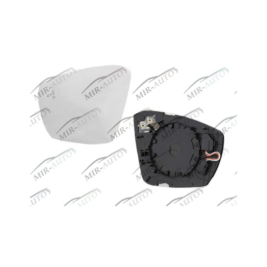 Door mirror glass base