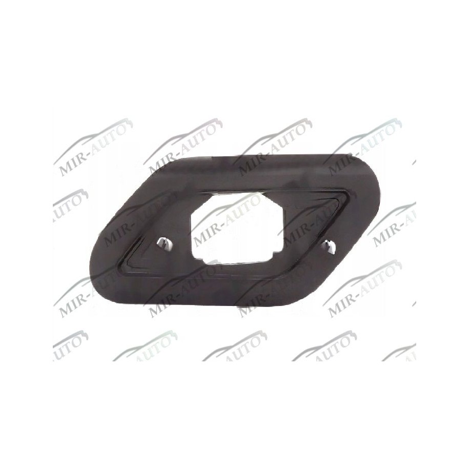 Headlamp washer cover mounting