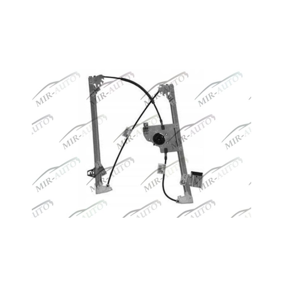 Power window regulator w/o motor