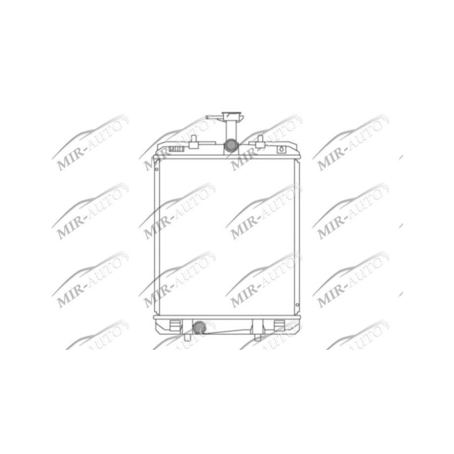 Variklio aušinimo radiatorius