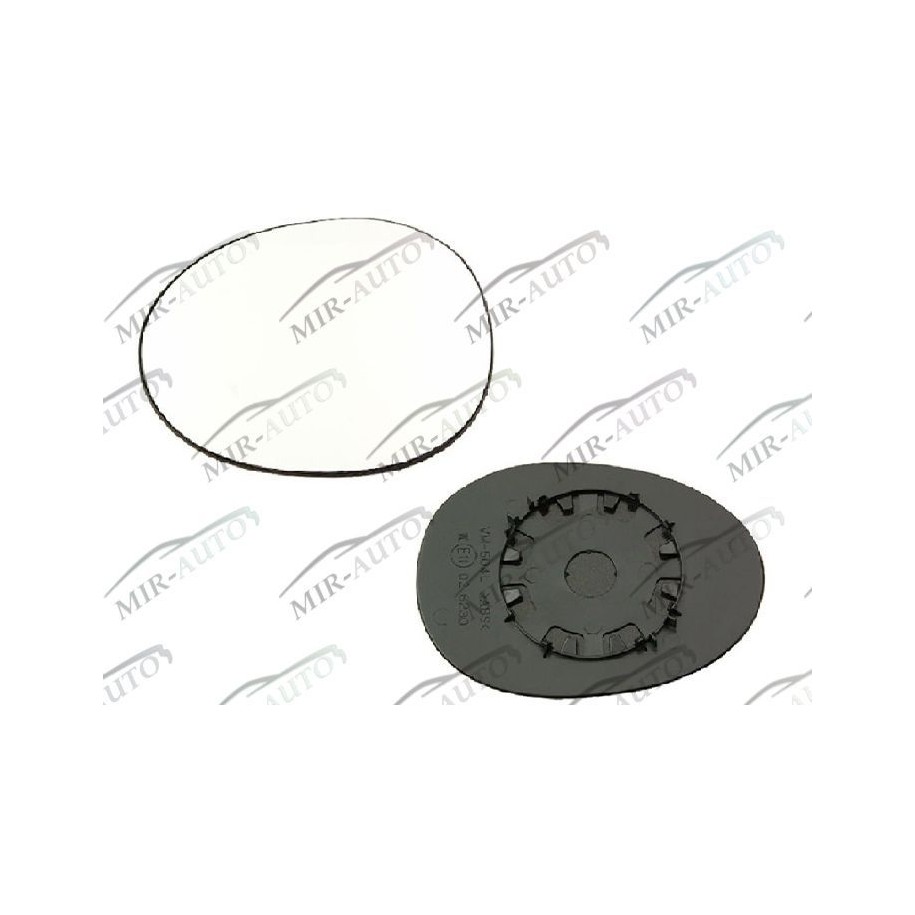 Door mirror glass base