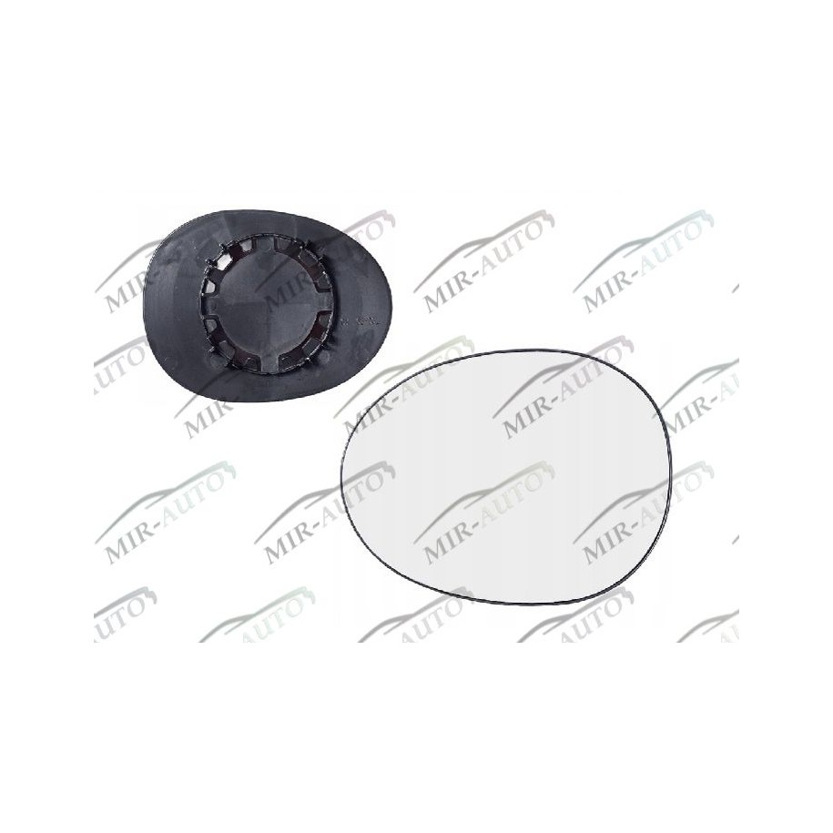 Door mirror glass base