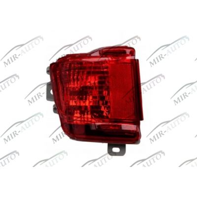 Fog lamp blende