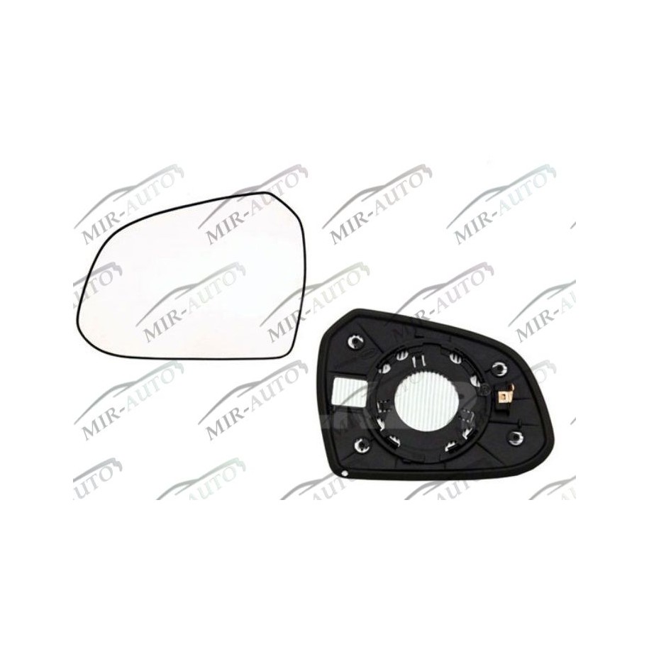 Door mirror glass base