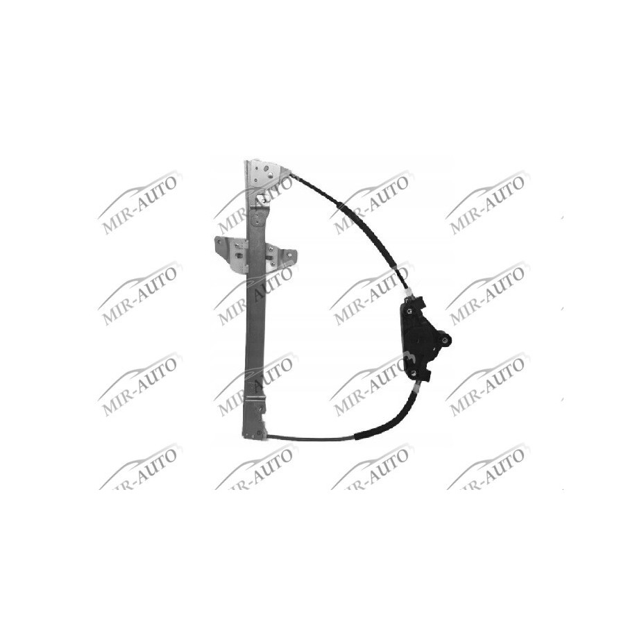 Power window regulator w/o motor