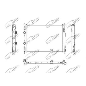 Variklio aušinimo radiatorius