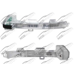 Posūkio žibintas veidrodyje