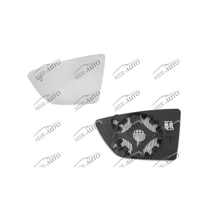 Door mirror glass base