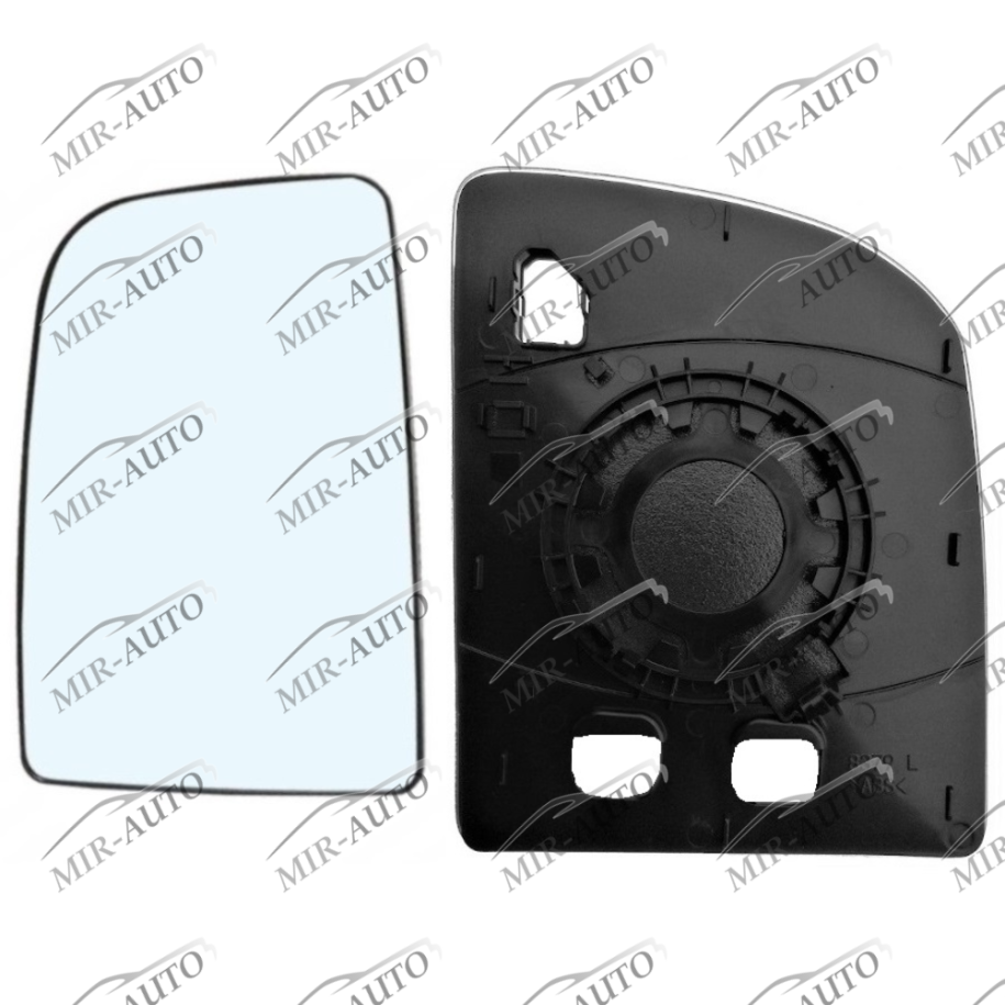 Door mirror glass base